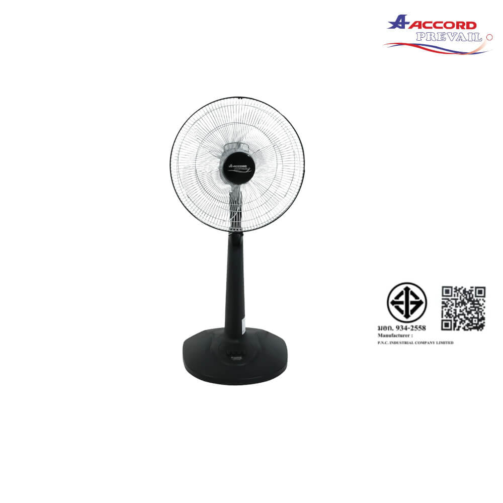 พัดลมตั้งโต๊ะ ACCORD PREVAIL AC-1664 สีดำ_8